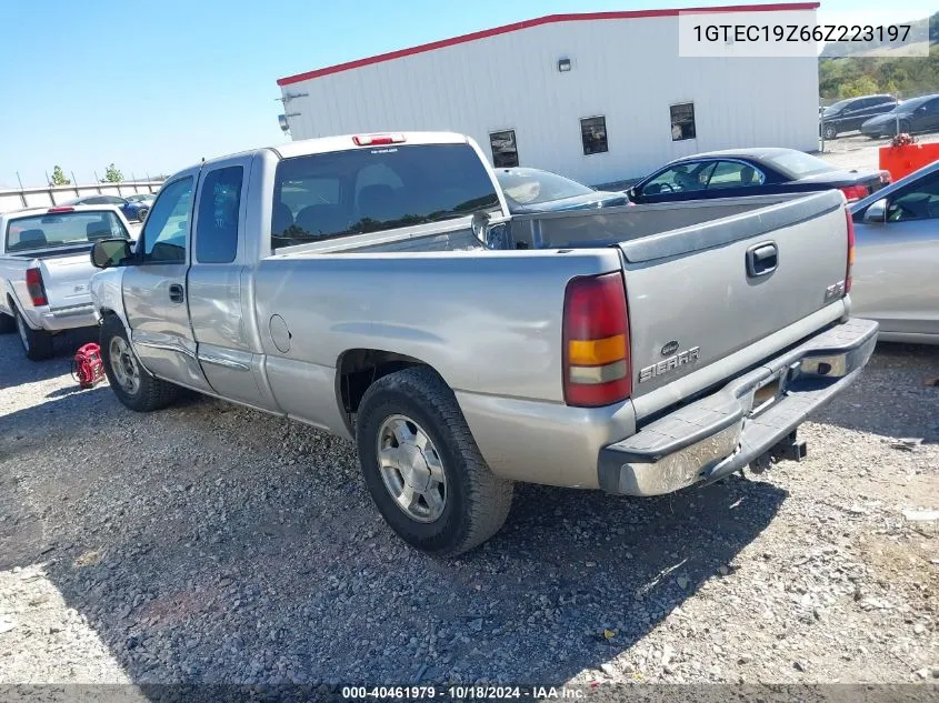 1GTEC19Z66Z223197 2006 GMC Sierra 1500 Slt