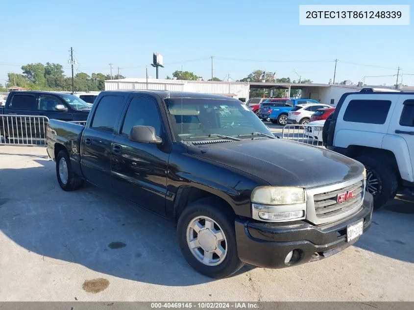 2006 GMC Sierra 1500 Sle1 VIN: 2GTEC13T861248339 Lot: 40469145