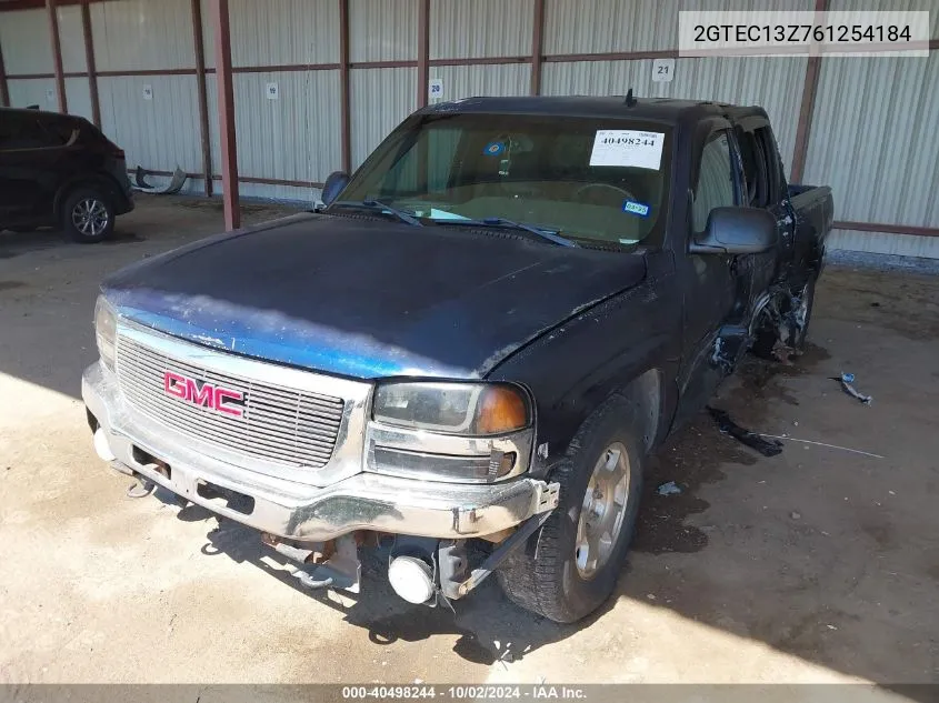 2006 GMC Sierra 1500 Sle2 VIN: 2GTEC13Z761254184 Lot: 40498244