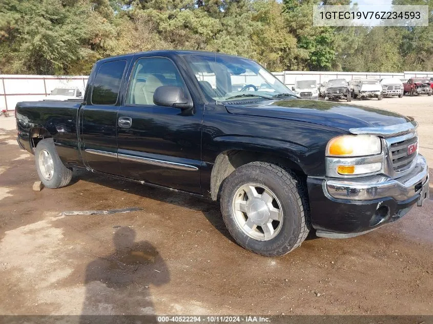 1GTEC19V76Z234593 2006 GMC Sierra 1500 Sle1