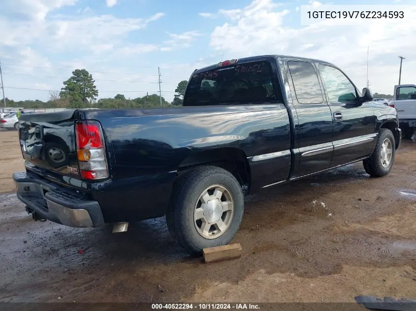 1GTEC19V76Z234593 2006 GMC Sierra 1500 Sle1