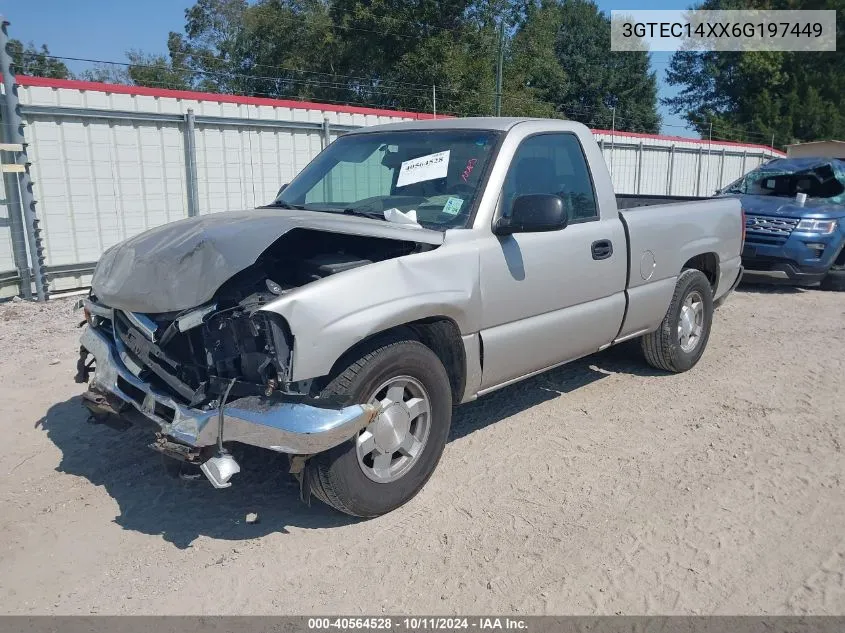 2006 GMC Sierra 1500 Work Truck VIN: 3GTEC14XX6G197449 Lot: 40564528