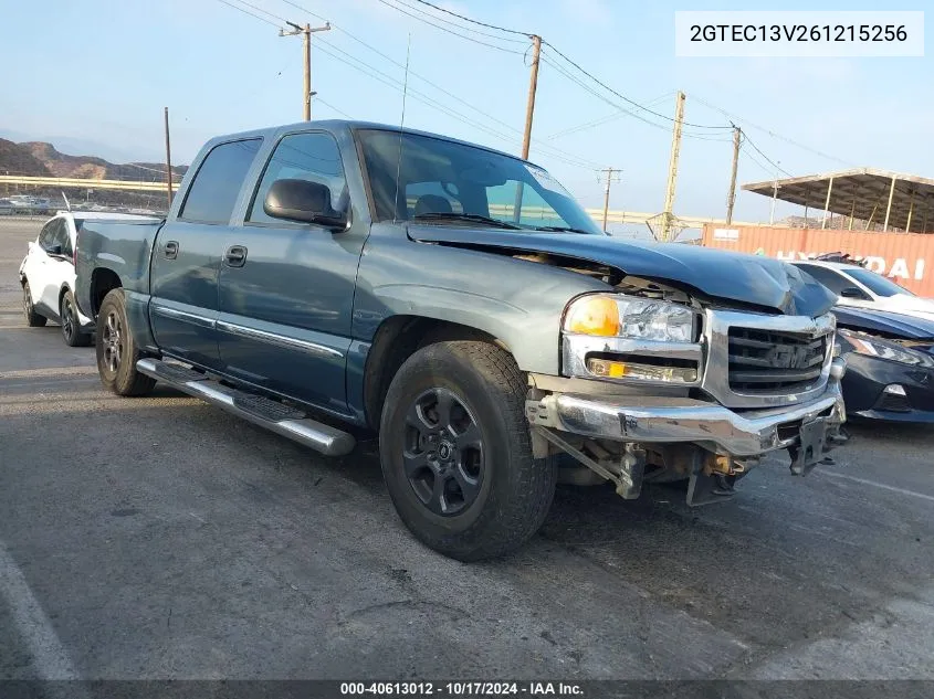 2006 GMC Sierra 1500 Sl VIN: 2GTEC13V261215256 Lot: 40613012