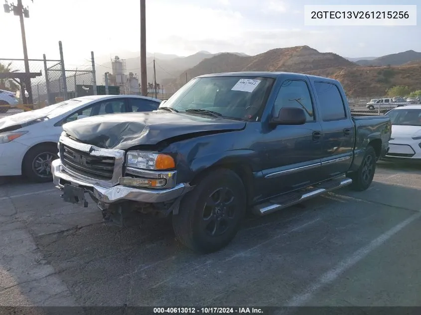 2006 GMC Sierra 1500 Sl VIN: 2GTEC13V261215256 Lot: 40613012