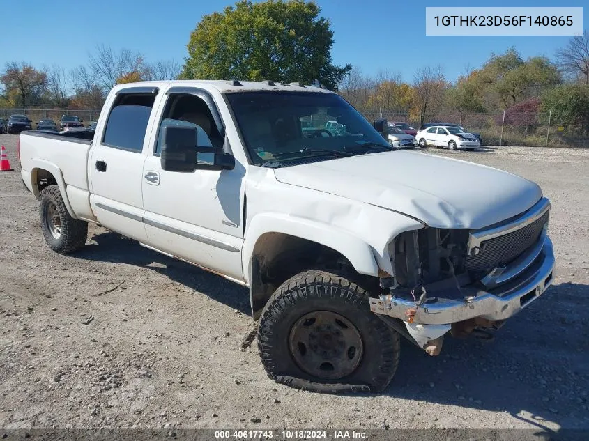 2006 GMC Sierra 2500Hd Sle1 VIN: 1GTHK23D56F140865 Lot: 40617743