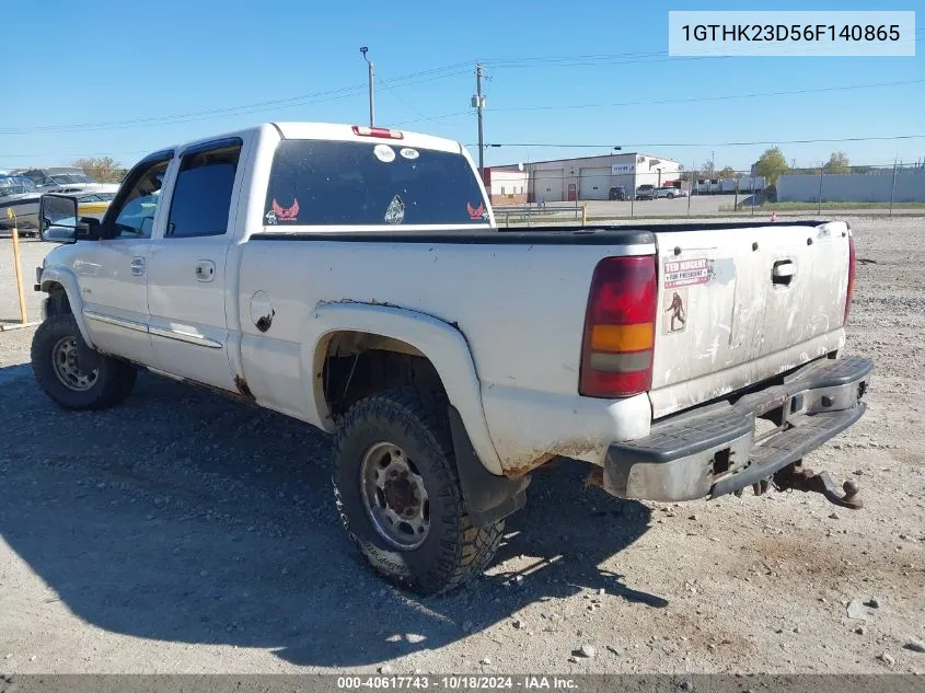 2006 GMC Sierra 2500Hd Sle1 VIN: 1GTHK23D56F140865 Lot: 40617743