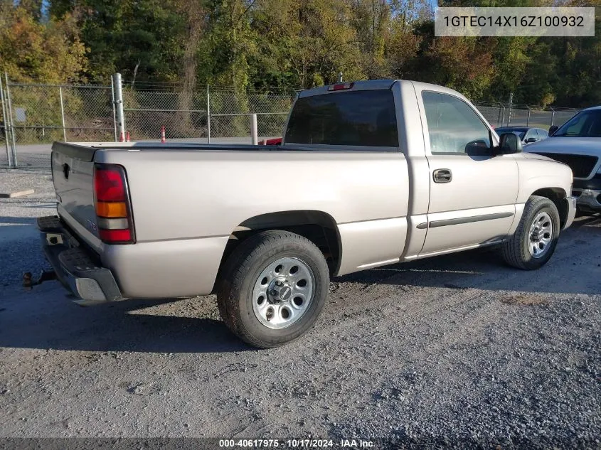 1GTEC14X16Z100932 2006 GMC Sierra 1500 Sl