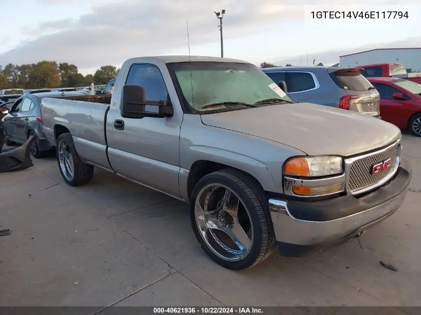 2006 GMC Sierra 1500 Sl/Sle1/Work Truck VIN: 1GTEC14V46E117794 Lot: 40621936