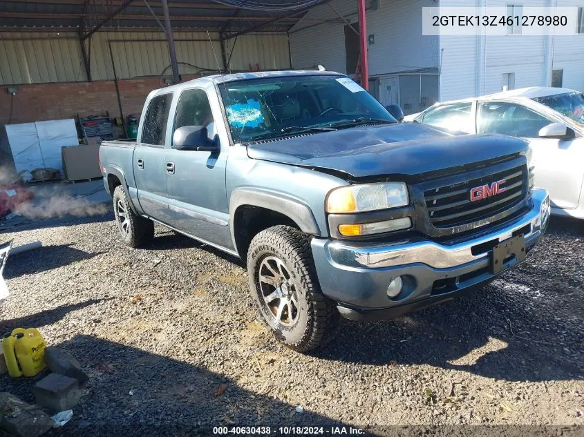 2006 GMC Sierra 1500 Slt VIN: 2GTEK13Z461278980 Lot: 40630438