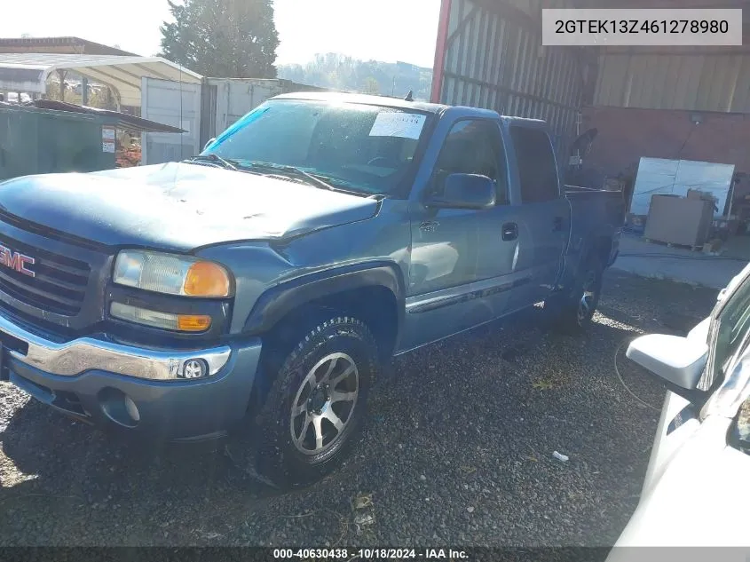 2006 GMC Sierra 1500 Slt VIN: 2GTEK13Z461278980 Lot: 40630438