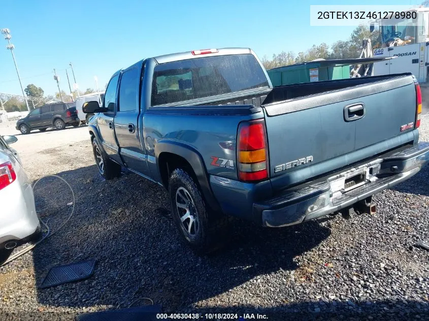 2006 GMC Sierra 1500 Slt VIN: 2GTEK13Z461278980 Lot: 40630438