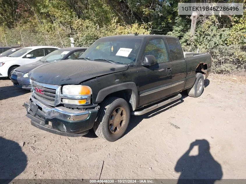 2006 GMC Sierra 1500 Slt VIN: 1GTEK19B46Z286496 Lot: 40646330