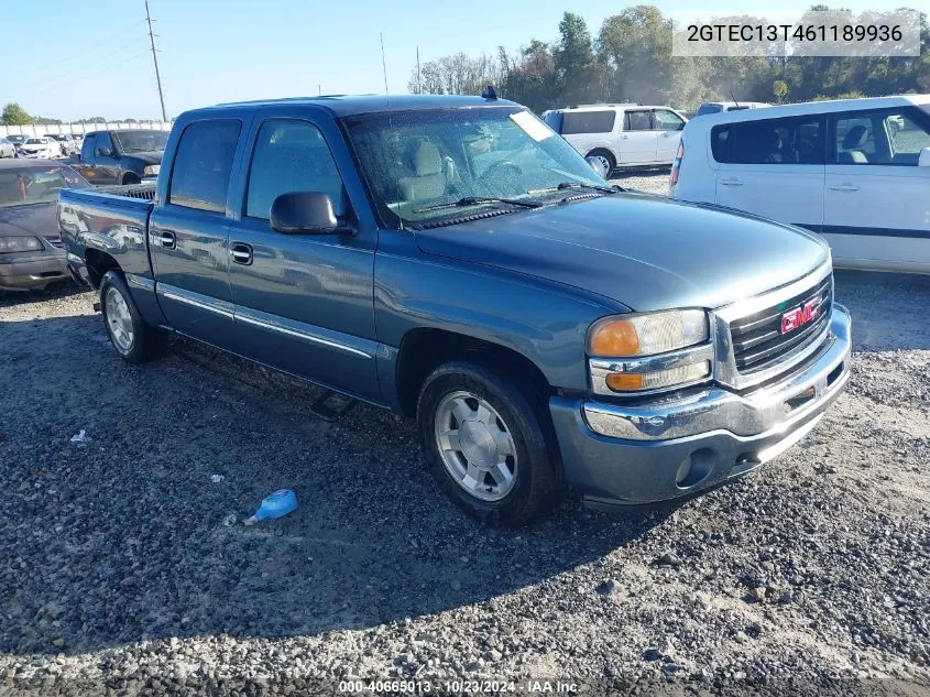 2006 GMC Sierra 1500 Sle1 VIN: 2GTEC13T461189936 Lot: 40665013