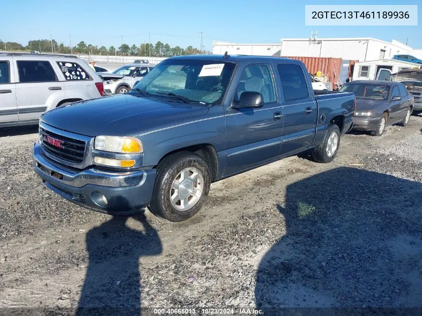 2006 GMC Sierra 1500 Sle1 VIN: 2GTEC13T461189936 Lot: 40665013