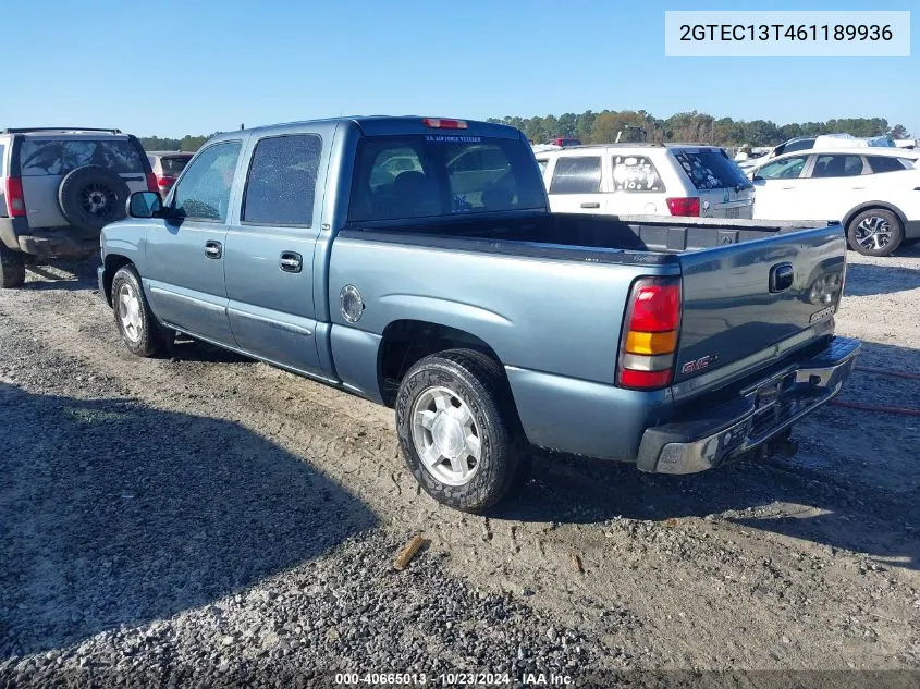 2006 GMC Sierra 1500 Sle1 VIN: 2GTEC13T461189936 Lot: 40665013