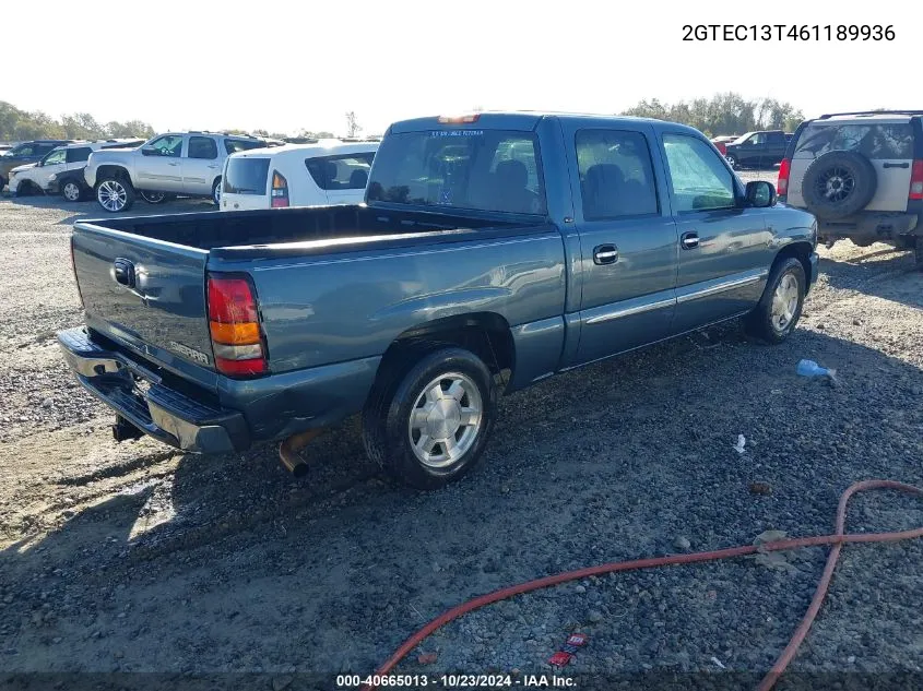 2006 GMC Sierra 1500 Sle1 VIN: 2GTEC13T461189936 Lot: 40665013