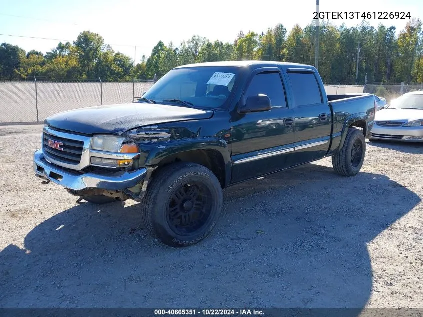 2006 GMC Sierra 1500 Sle1 VIN: 2GTEK13T461226924 Lot: 40665351