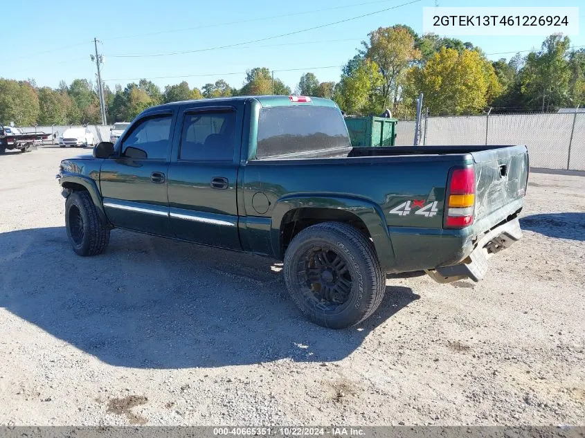 2006 GMC Sierra 1500 Sle1 VIN: 2GTEK13T461226924 Lot: 40665351