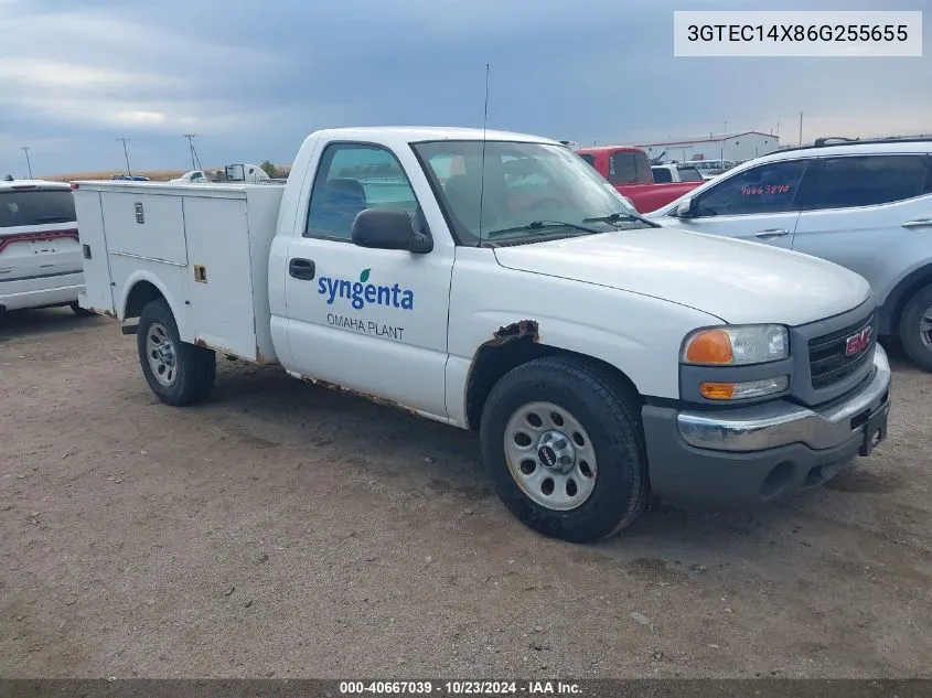 2006 GMC Sierra 1500 Work Truck VIN: 3GTEC14X86G255655 Lot: 40667039