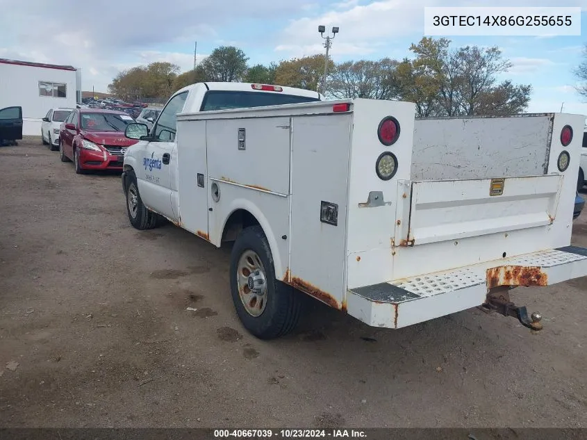 2006 GMC Sierra 1500 Work Truck VIN: 3GTEC14X86G255655 Lot: 40667039