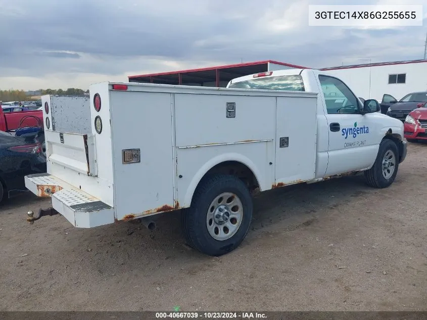 2006 GMC Sierra 1500 Work Truck VIN: 3GTEC14X86G255655 Lot: 40667039