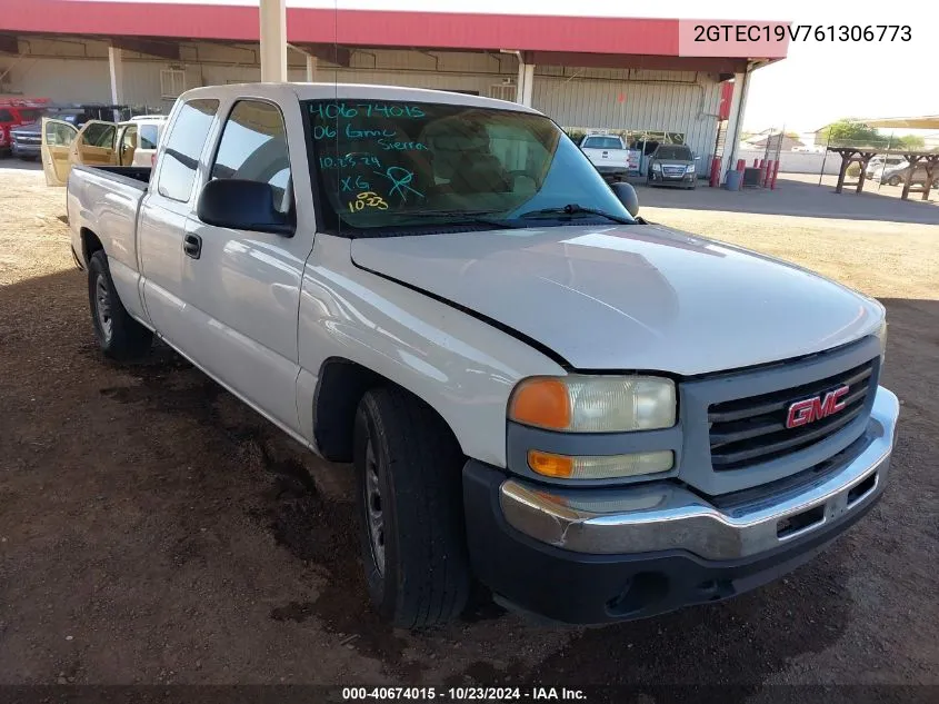 2006 GMC Sierra 1500 Work Truck VIN: 2GTEC19V761306773 Lot: 40674015