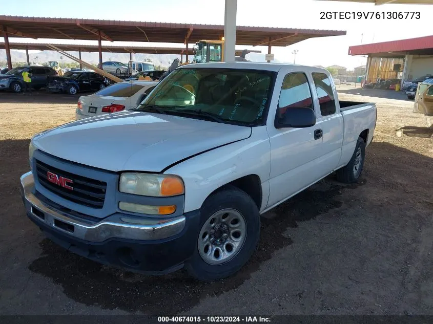 2006 GMC Sierra 1500 Work Truck VIN: 2GTEC19V761306773 Lot: 40674015