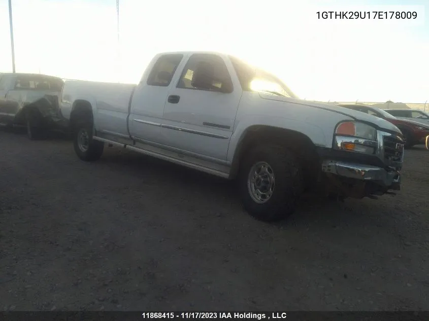 2007 GMC Sierra 2500Hd Classic Sl/Sle/Slt VIN: 1GTHK29U17E178009 Lot: 11868415