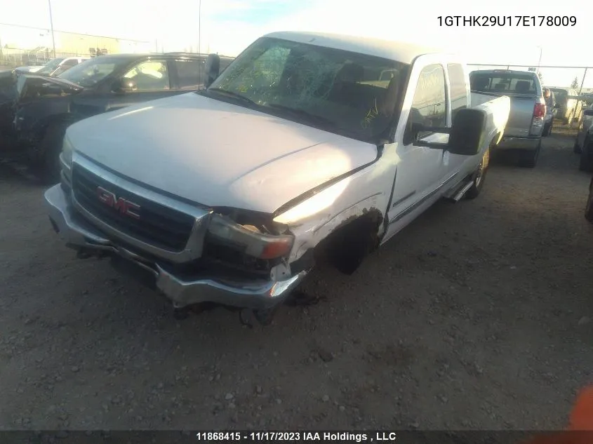 2007 GMC Sierra 2500Hd Classic Sl/Sle/Slt VIN: 1GTHK29U17E178009 Lot: 11868415