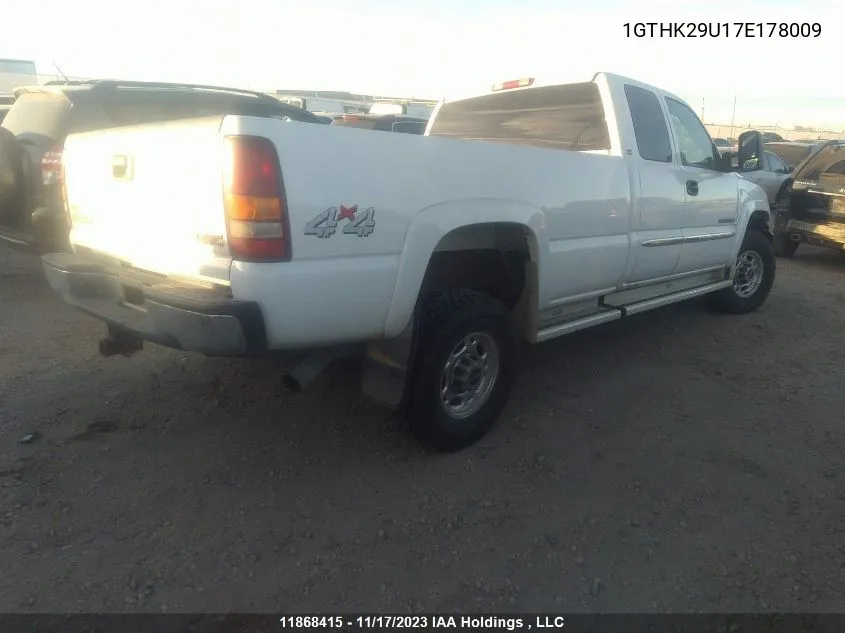 2007 GMC Sierra 2500Hd Classic Sl/Sle/Slt VIN: 1GTHK29U17E178009 Lot: 11868415