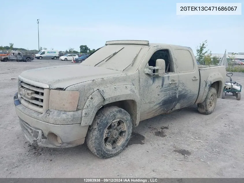 2007 GMC Sierra 1500 VIN: 2GTEK13C471686067 Lot: 12083938