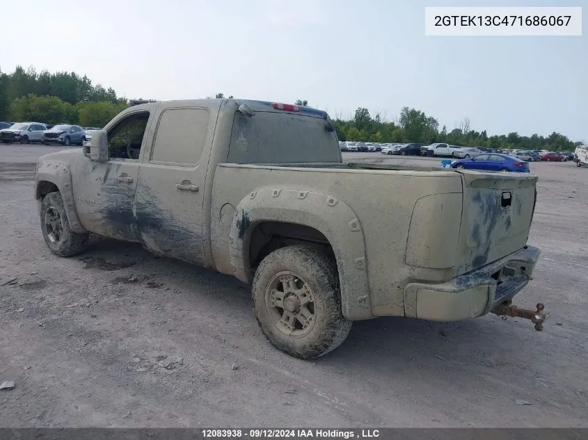 2007 GMC Sierra 1500 VIN: 2GTEK13C471686067 Lot: 12083938