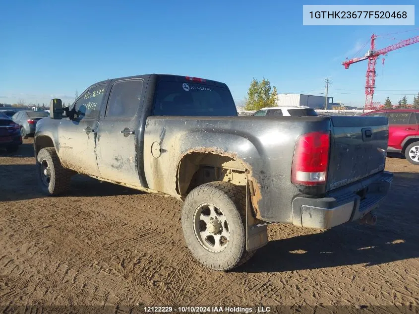 1GTHK23677F520468 2007 GMC Sierra 2500Hd