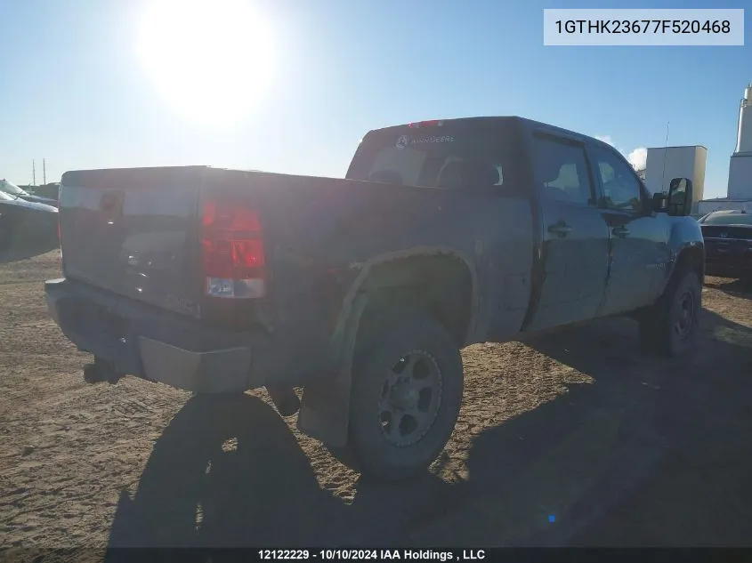 1GTHK23677F520468 2007 GMC Sierra 2500Hd