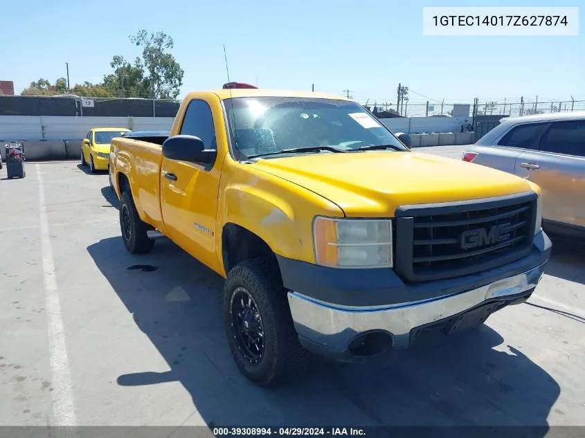 1GTEC14017Z627874 2007 GMC Sierra 1500 Work Truck