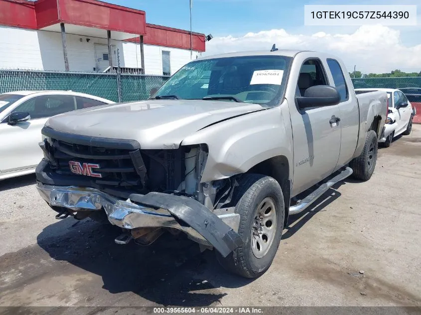 1GTEK19C57Z544390 2007 GMC Sierra 1500 Work Truck