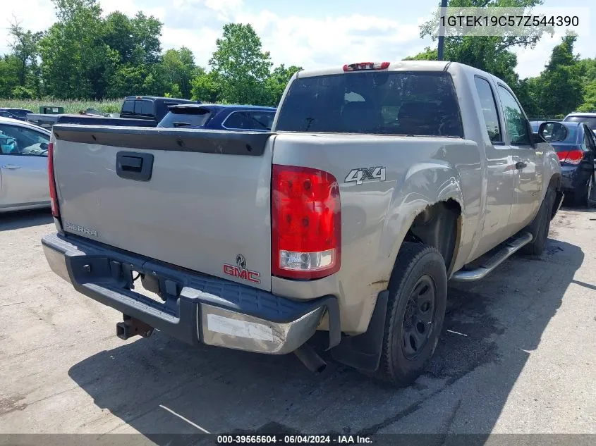 2007 GMC Sierra 1500 Work Truck VIN: 1GTEK19C57Z544390 Lot: 39565604