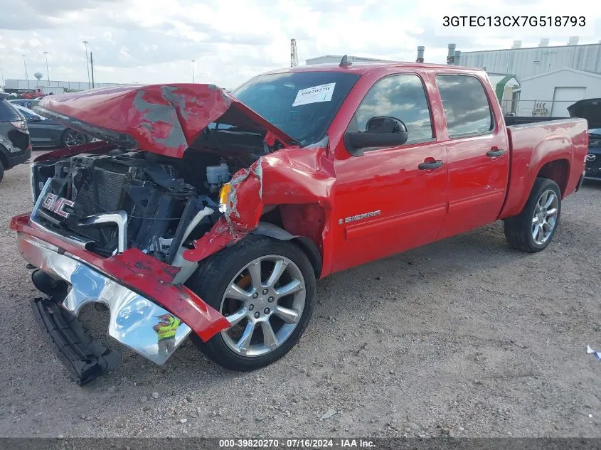 3GTEC13CX7G518793 2007 GMC Sierra 1500 Sle1