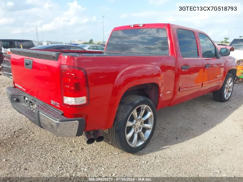 3GTEC13CX7G518793 2007 GMC Sierra 1500 Sle1