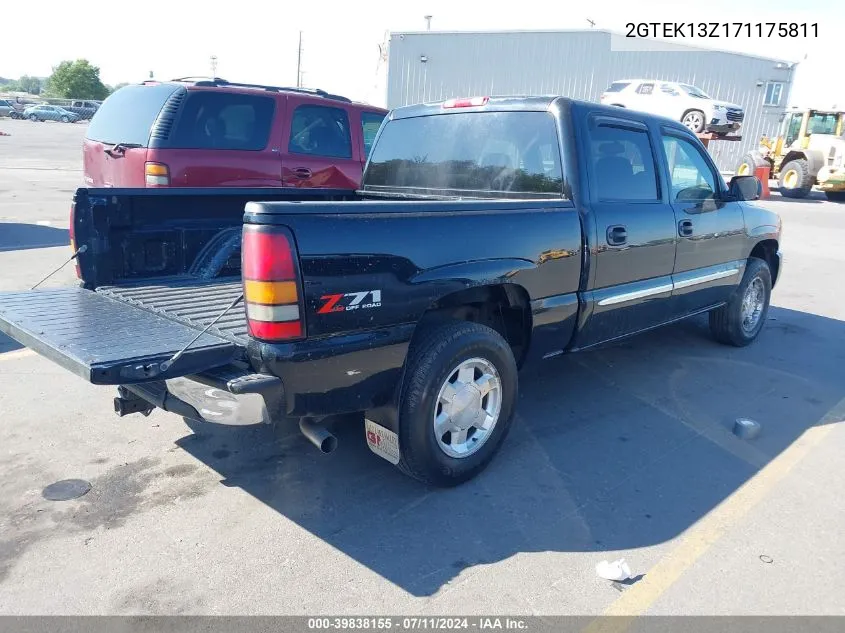 2007 GMC Sierra 1500 Classic Sle1 VIN: 2GTEK13Z171175811 Lot: 39838155