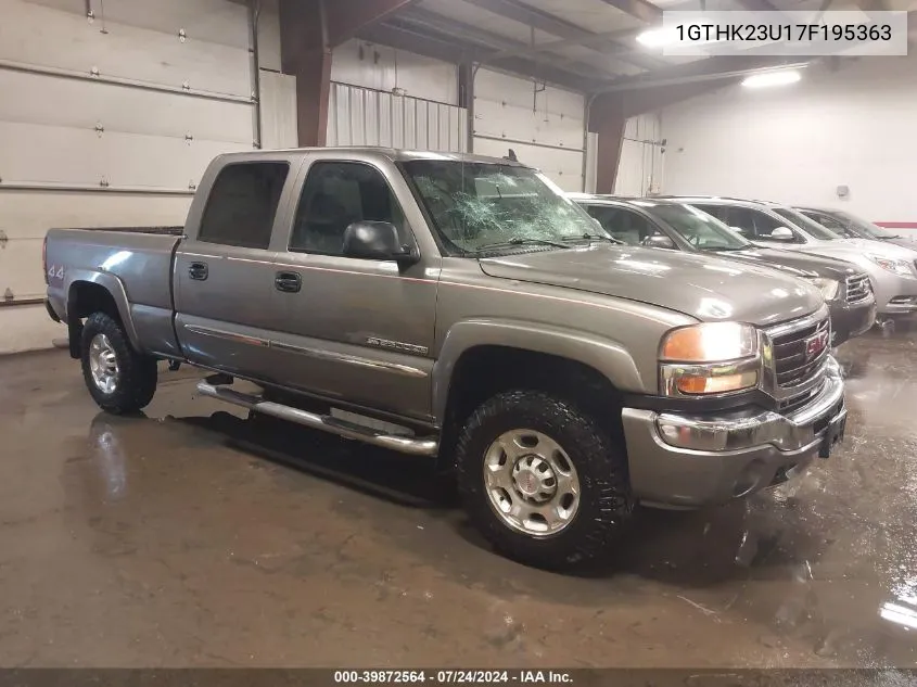 2007 GMC Sierra 2500Hd Classic Slt VIN: 1GTHK23U17F195363 Lot: 39872564