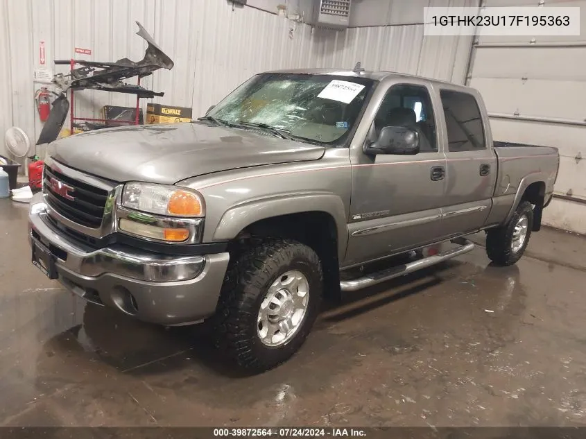 1GTHK23U17F195363 2007 GMC Sierra 2500Hd Classic Slt