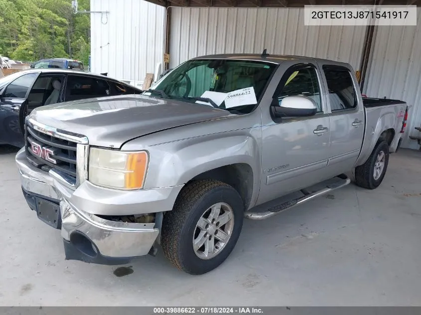 2007 GMC Sierra 1500 Slt VIN: 2GTEC13J871541917 Lot: 39886622