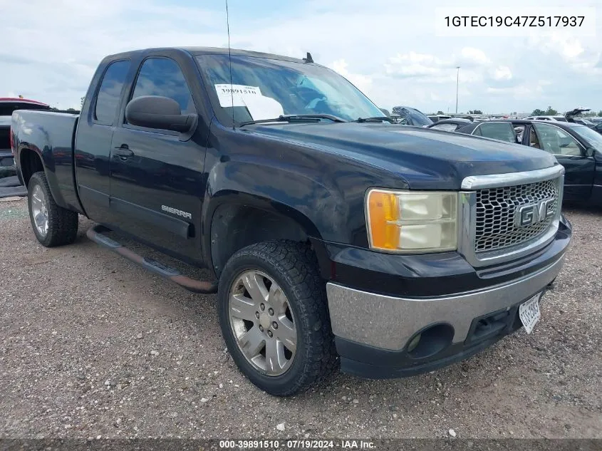 1GTEC19C47Z517937 2007 GMC Sierra 1500 Sle1