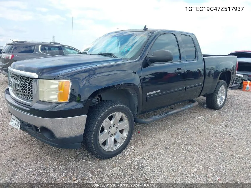 1GTEC19C47Z517937 2007 GMC Sierra 1500 Sle1