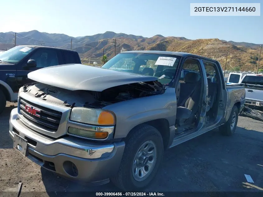 2007 GMC Sierra 1500 Classic Sl VIN: 2GTEC13V271144660 Lot: 39906456