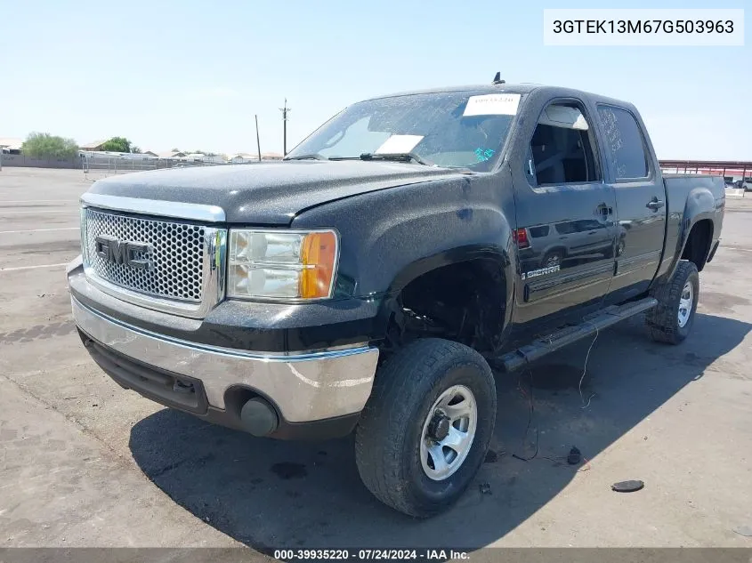 3GTEK13M67G503963 2007 GMC Sierra 1500 Sle1