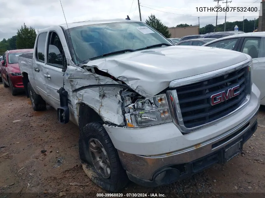 2007 GMC Sierra 2500Hd Slt VIN: 1GTHK23607F532400 Lot: 39968820