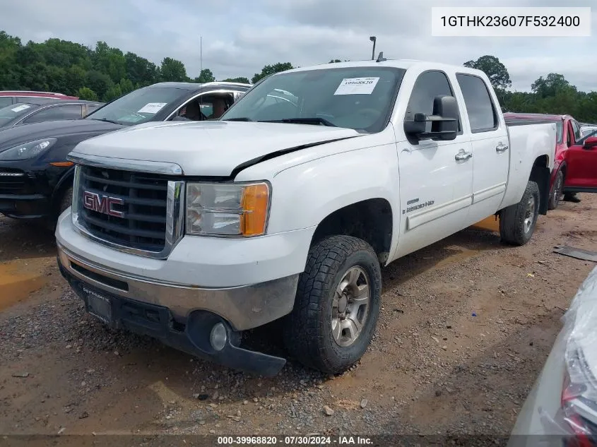 2007 GMC Sierra 2500Hd Slt VIN: 1GTHK23607F532400 Lot: 39968820