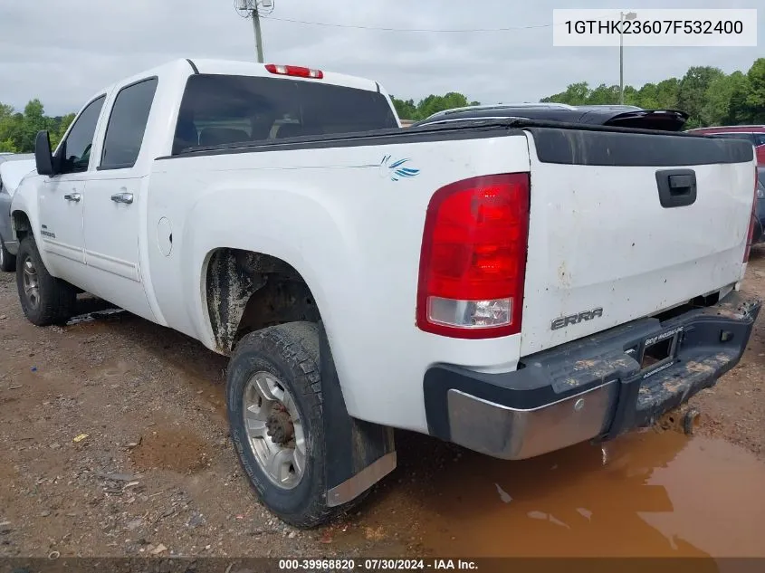 2007 GMC Sierra 2500Hd Slt VIN: 1GTHK23607F532400 Lot: 39968820